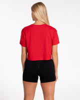 The Crop Tee - Red