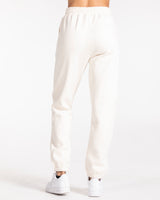 The Varsity Oversized Sweatpants - Off White