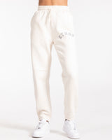 The Varsity Oversized Sweatpants - Off White