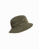The Bucket Hat - Army - SWS - Center Crown - Embroidered - Cream