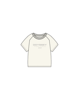 The Kids Tee - Off White - Odyssey Performance - Center / Back - Off White