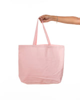 The Tote Bag - Light Pink - Viva Lagree - Center Body Cherry - Printed - Red