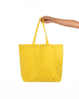 The Tote Bag - Yellow - Rumble - Center Stacked - White