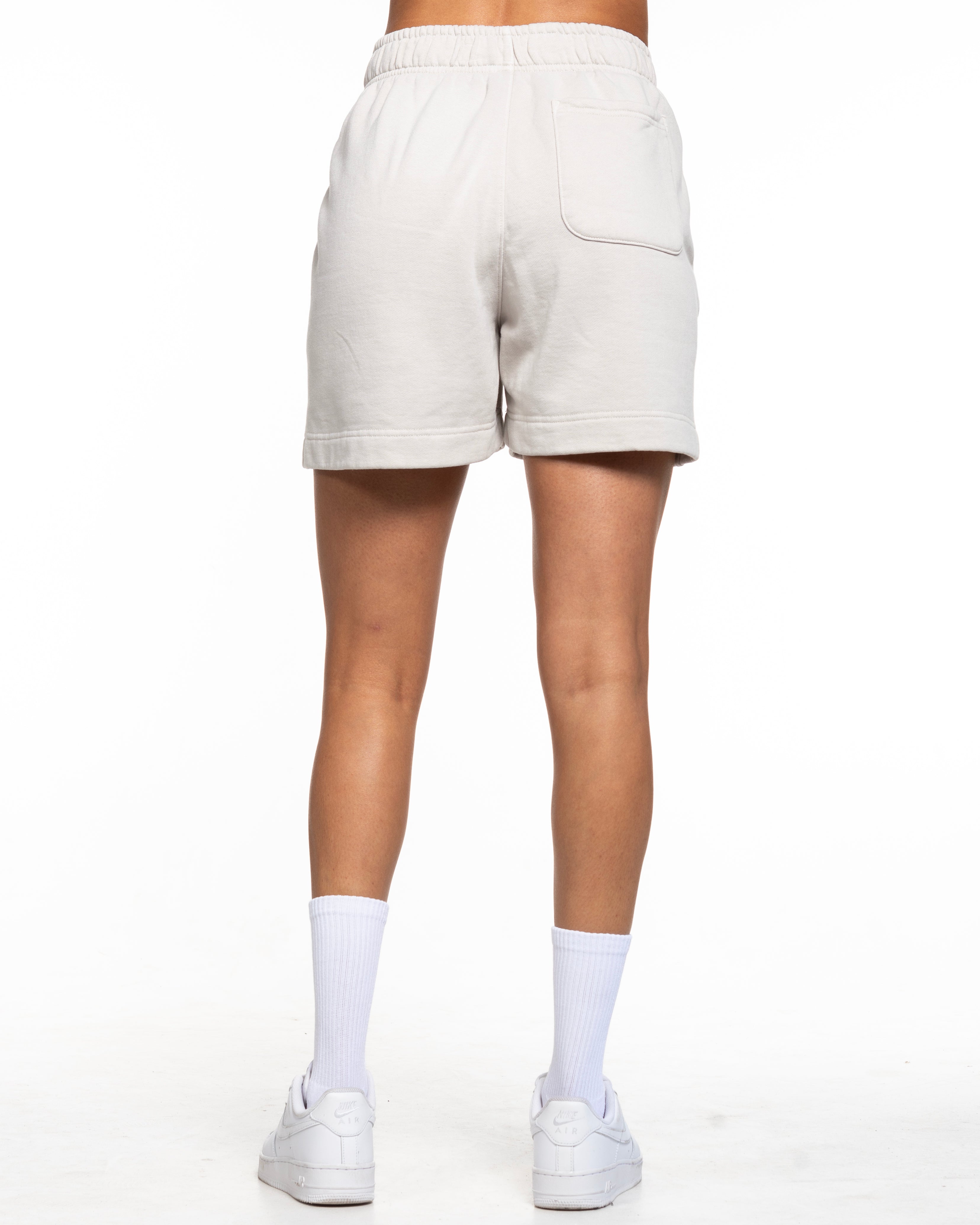 The Mens Sweat Shorts - Bone - ALCHEME - Left Leg - Tone on Tone