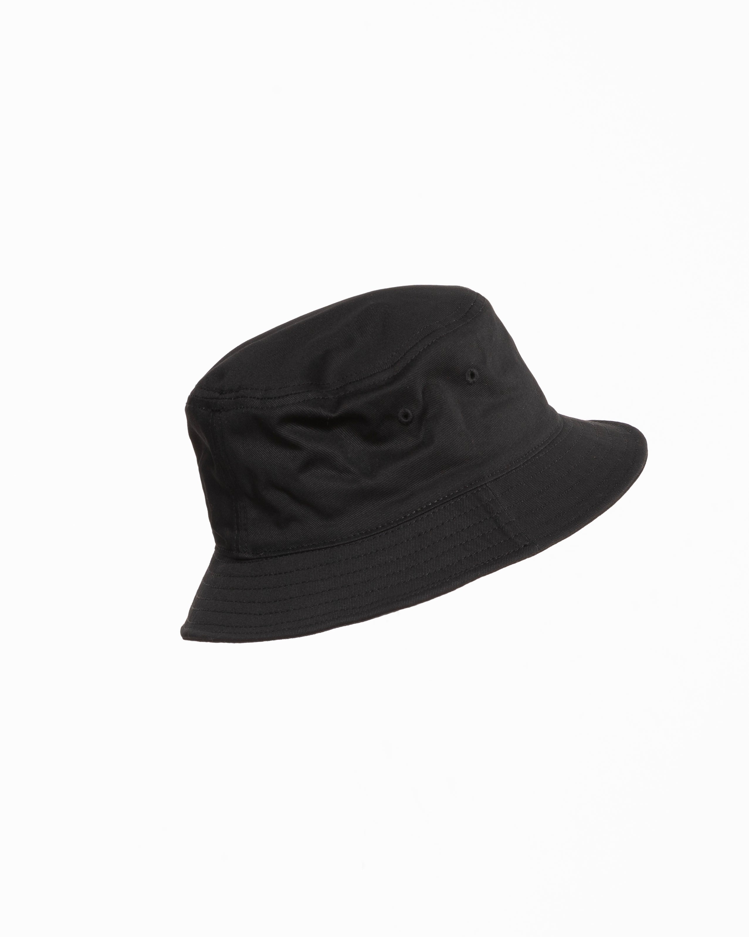 The Bucket Hat - Black - ALCHEME - Center Crown - Embroidered - Black