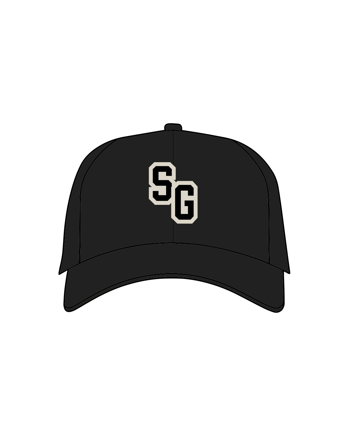 The Dad Hat - Black - Shop Good - SG Logo - Black / Off White