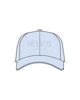 The Dad Hat - Light Blue - Helios - Main Logo - Tone on Tone