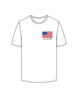 The Mens Tee - White - Form Lagree - 4th July Logos - White / Full Color