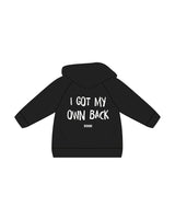 The Kids Hoodie - Black - Edge Cycle - Front / Back - White