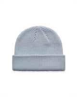 The Cable Knit Beanie - Powder - Vive Cycle - Center Brim - Embroidered - White