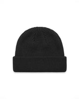 The Cable Knit Beanie - Black - SOUL YOGA - Center Brim - EMB - Tone on Tone
