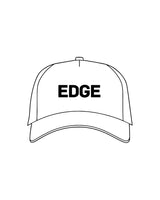 The Trucker Hat - White - Edge Cycle - Main Logo - Black