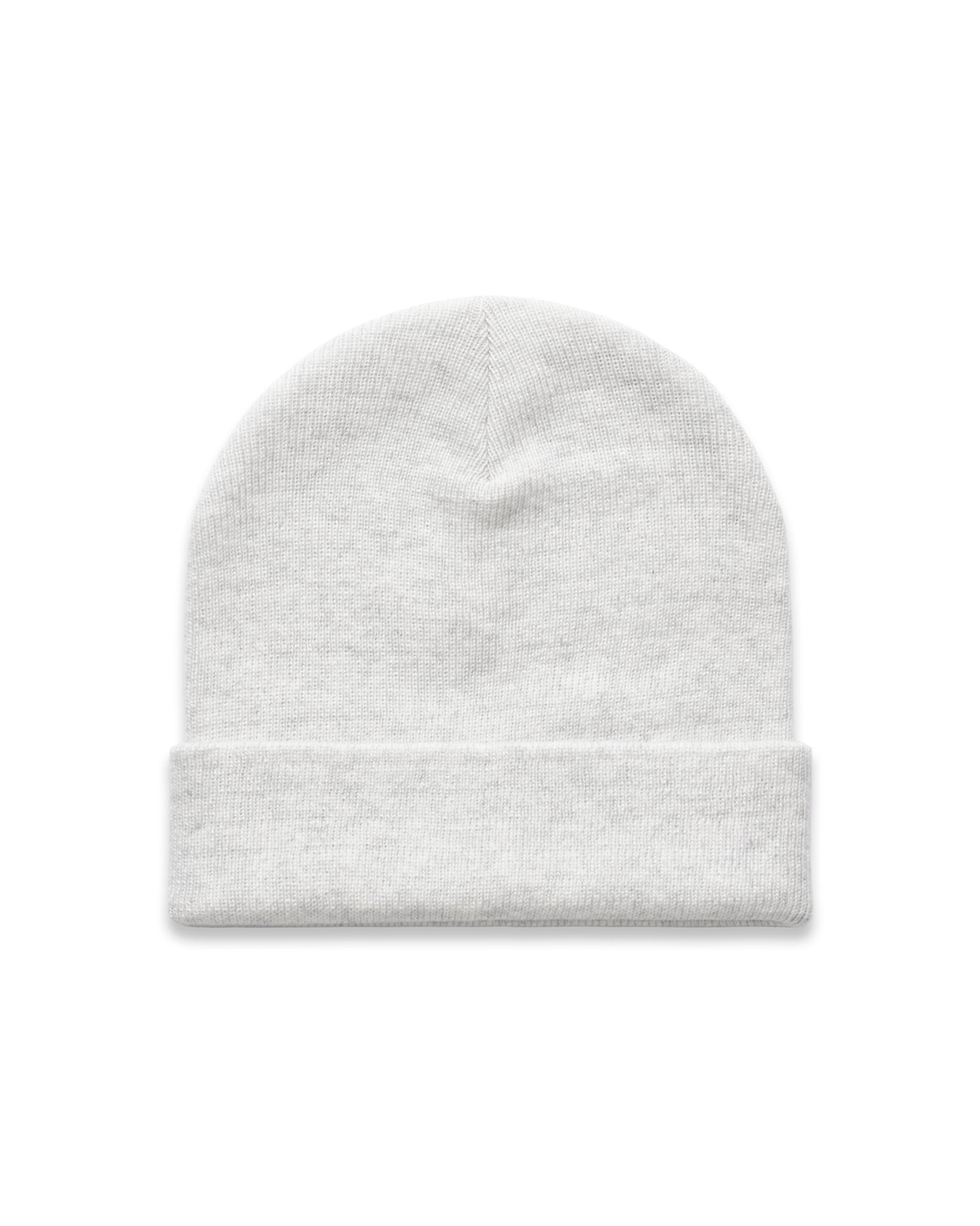 The Beanie - White Heather - Bloom Pilates - Center Brim Stacked - Embroidered - Sage