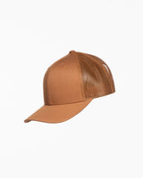 The Trucker Hat - Caramel - Ignite Barre & Fitness - Arc Stacked - Embroidered - White