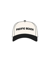The Trucker Hat - Pilates Plus PB - Puff Front Logo / Flat Back Logo - Off White / Black