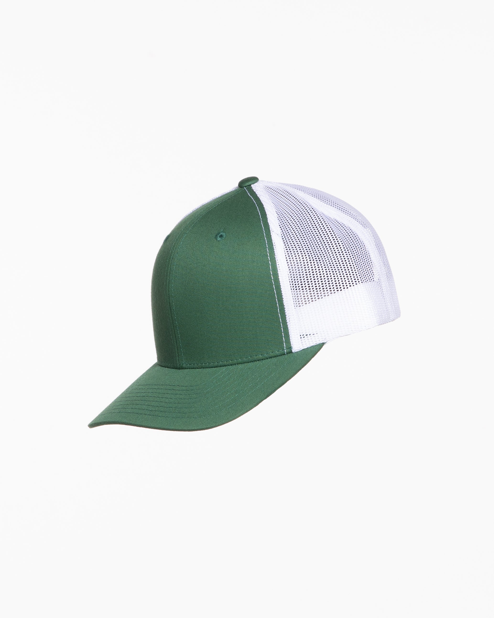 The Trucker Hat - Evergreen / White - Goodlife Chiropractic - Center Crown - Embroidered - White