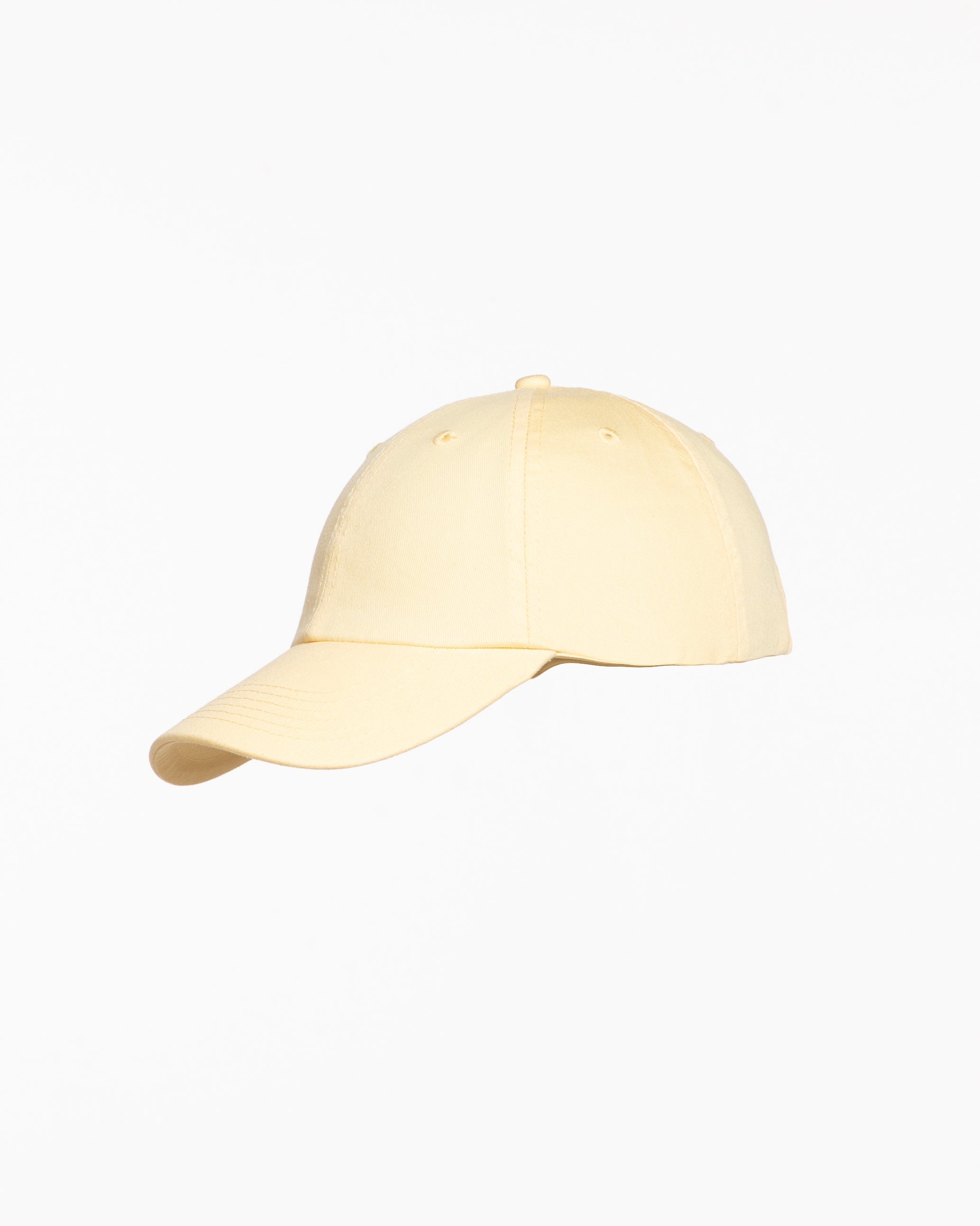 The Dad Hat - Light Yellow - Carriage House - Center Crown Stacked - Embroidered - Navy