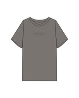 The Mens Heavyweight Tee - Washed Gray - Helios - Center Full Logo - Tone on Tone Logo