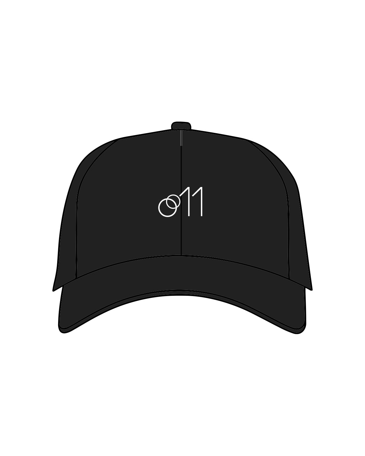 The Dad Hat - Black - Studio 11 - Icon Logo Front / Keep Moving Back - Black