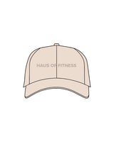 The Dad Hat - Stone - Haus of Fitness - Written Logo - Tone on Tone