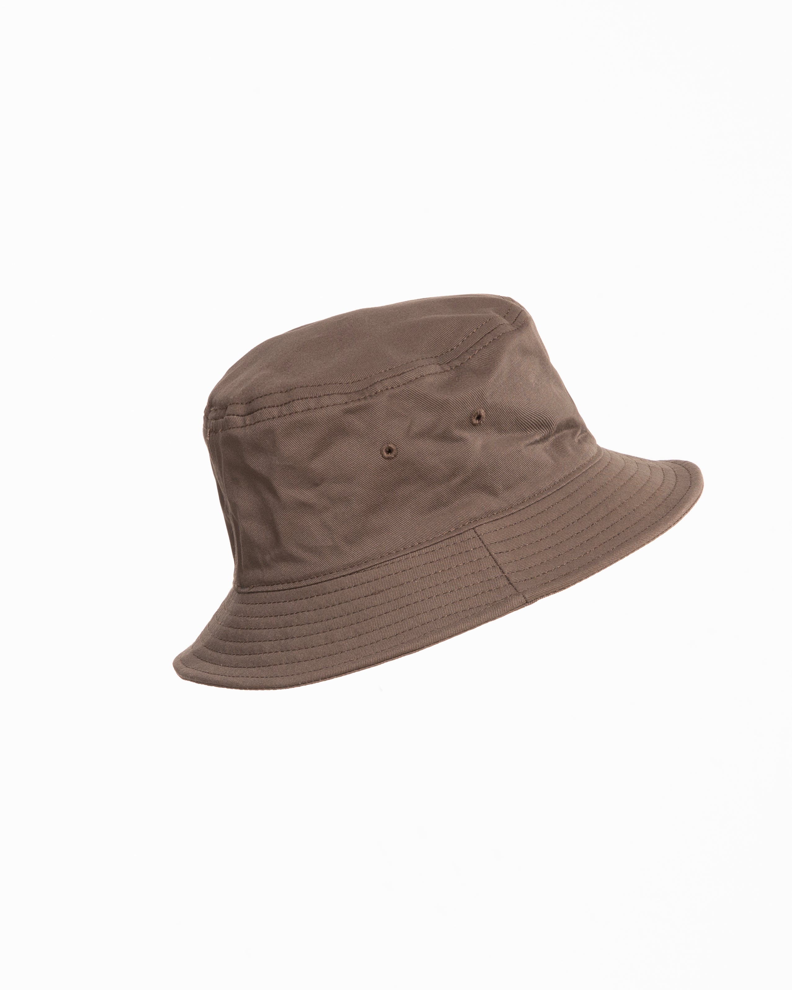 The Bucket Hat - Walnut - Maek Friends - Center Crown - Embroidered - Off White