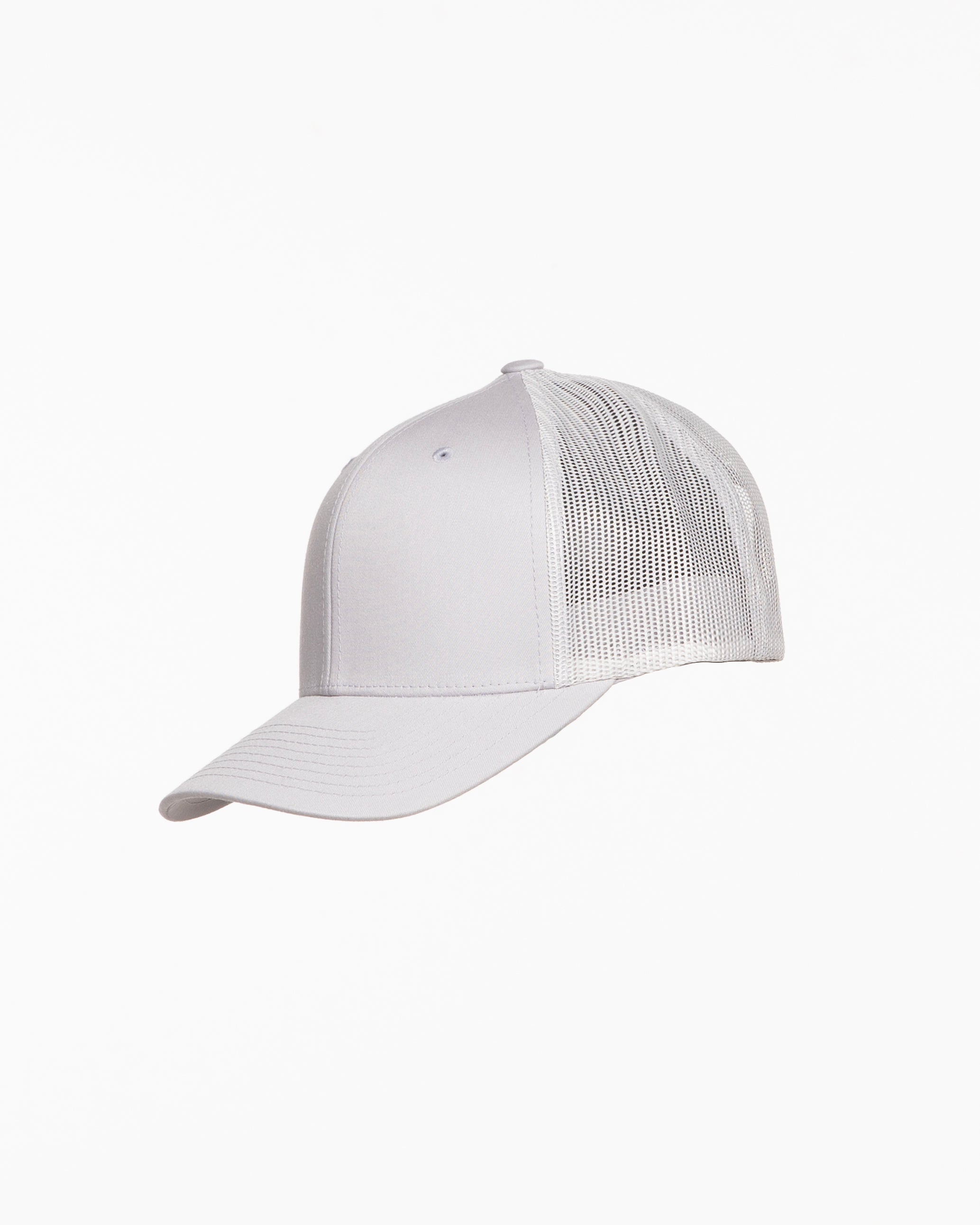 The Trucker Hat - Silver - Platinum Pilates - Center Crown - Embroidered - Full Color