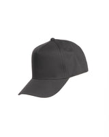 The Canvas Cap - Black - ALCHEME - Center Crown - Embroidered - White Puff