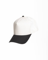 THE CANVAS CAP - Natural / Black - CORE REFORM - "Hurt" Center Crown Logo "Printed" & Left side "Embroidered"   -  Black