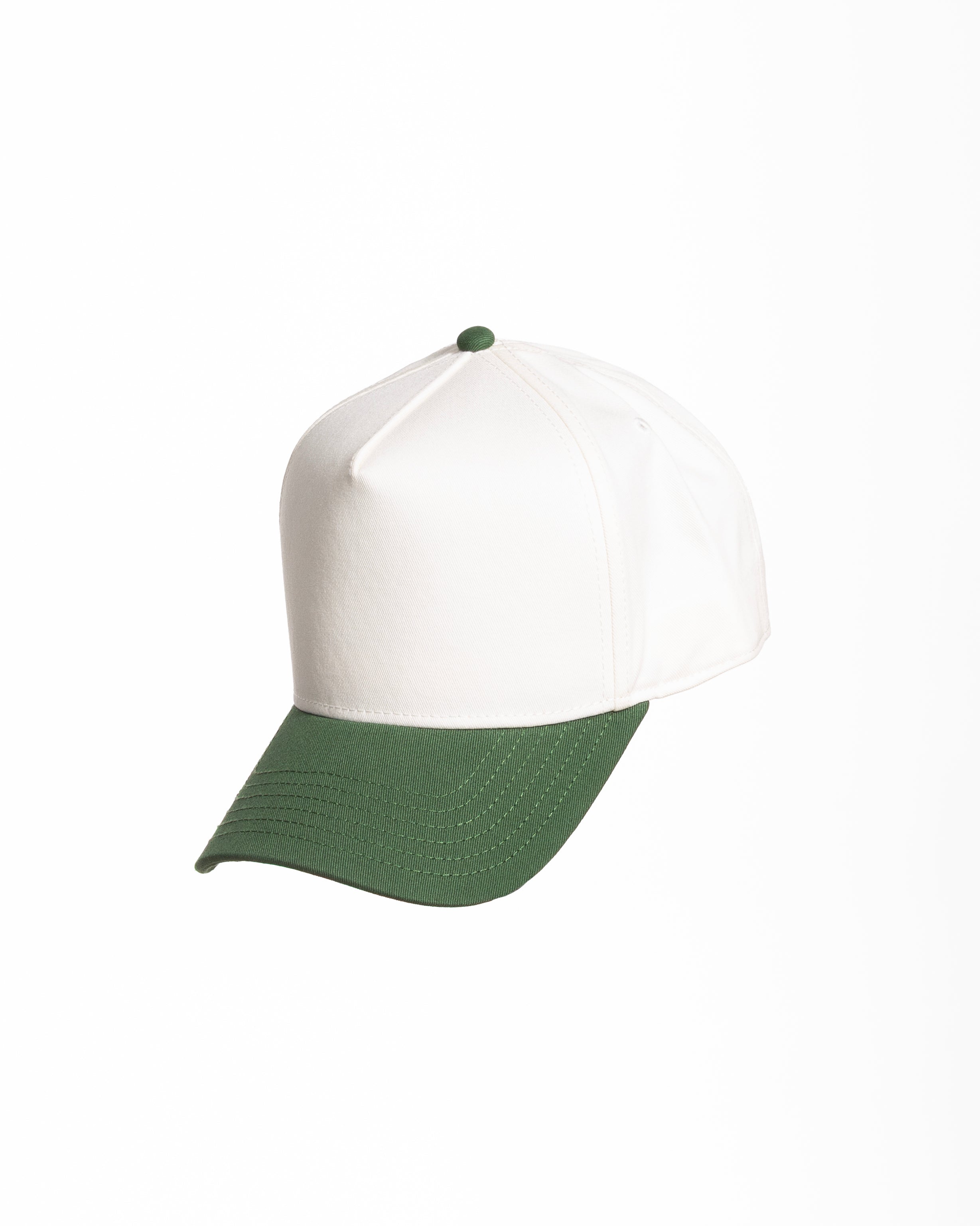 THE CANVAS CAP - Natural / Forest - CORE REFORM - "Hurt" Center Crown Logo "Printed" & Left side "Embroidered" - Forest