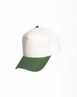 THE CANVAS CAP - Natural / Forest - CORE REFORM - "Hurt" Center Crown Logo "Printed" & Left side "Embroidered" - Forest