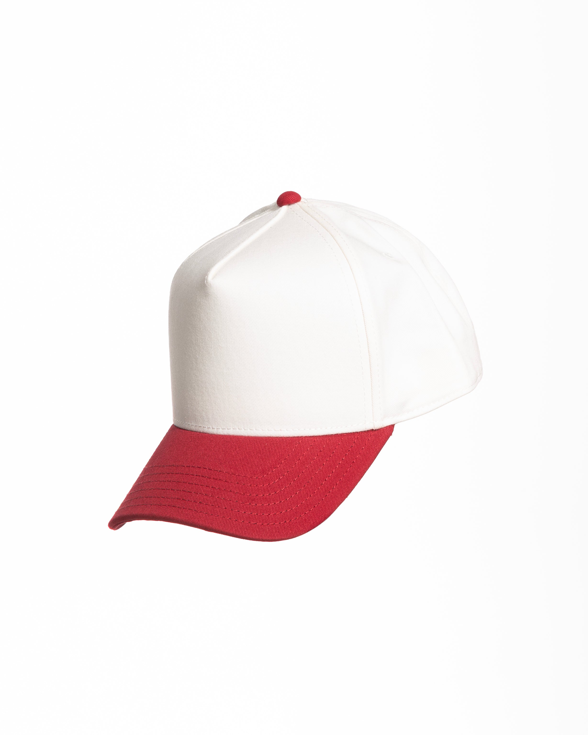 The Canvas Cap - Natural / Cardinal - Royal Training Club - Center Crown Stacked - Printed - Cardinal