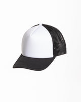 The Foam Trucker - White / Black - Fit House - Center Crown - Printed - Black