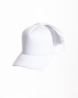 The Foam Trucker - White - Core Reform - Center Crown Icon - Embroidered - Black
