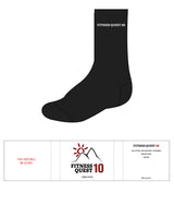 The Crew Sock - Black - - Fitness Quest 10 - Center - White