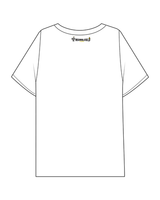 The Mens Boxy Tee - White - Castle House - Left Chest & Center Back Neckline - Printed - Full Color
