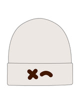 The Beanie - Bone -Rumble - Center Brim - Embroidered - Chocolate Brown