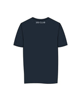 The Womens Tee - Navy - Swan Dive - Left Chest & Back Neckline - 250 Club - White