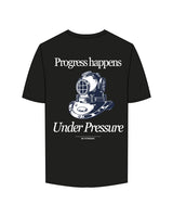 The Mens Tee - Black - MD Hyperbaric - Left Chest & Back Image - Printed-  Full Color