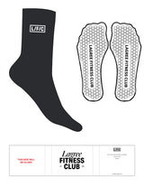 The Crew Sock - Stretch Limo - LFC - Top Logo Boxed - Embroidered - White - Hexagon Grip - Transparent
