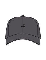 The Dad Hat - Charcoal - JL Marketing - Center Crown - Embroidered - Black