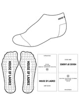 The Ankle Sock - White - House of Lagree - Black