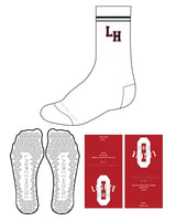 The Crew Sock - White - Lagree House - Full Color