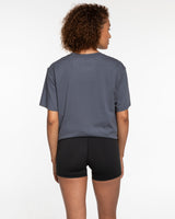 The Mens Tee - Petrol - Counterstrain - Left Chest & Back Center Stacked - Full Collor