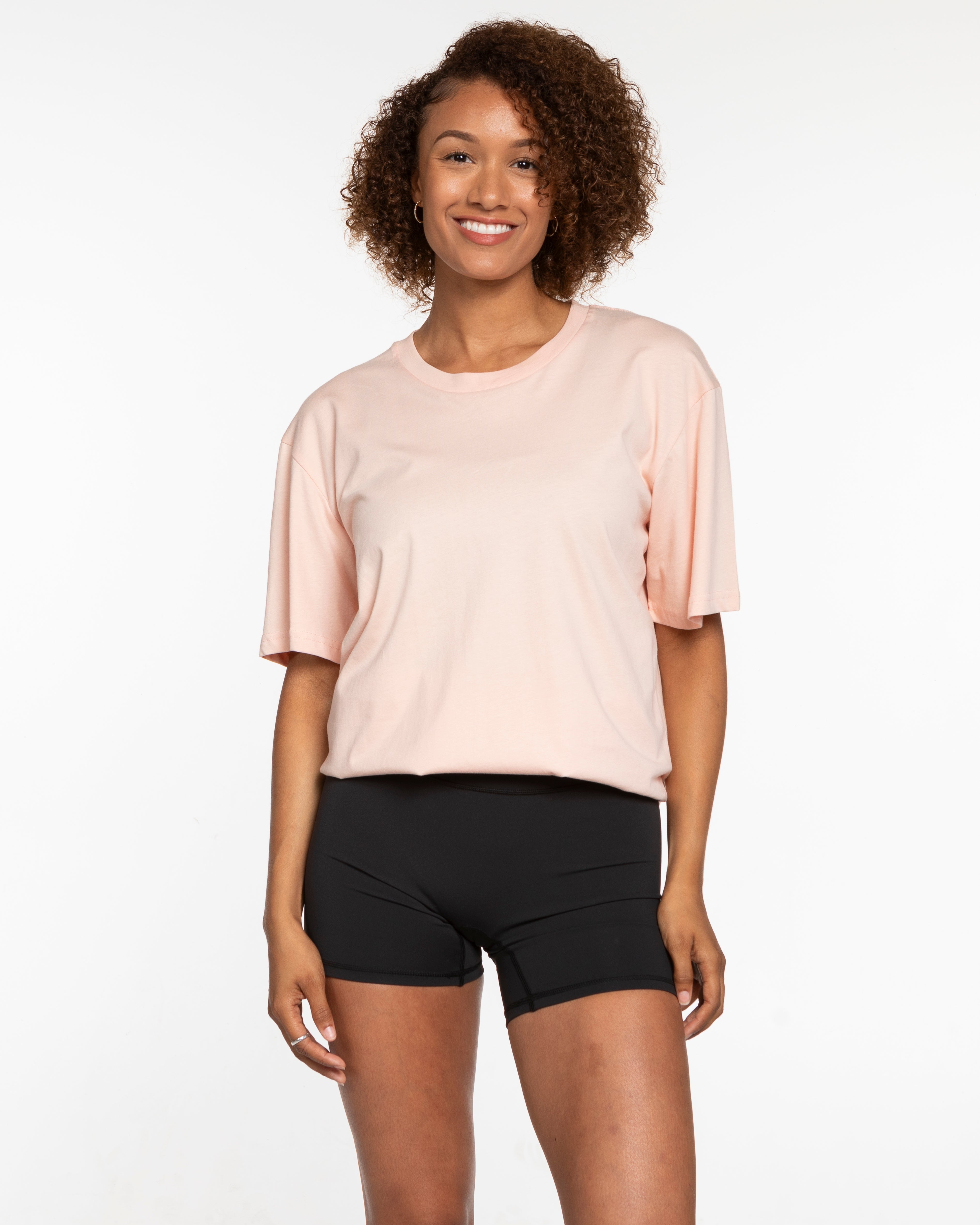 The Mens Tee - Pale Pink - Odyssey Performance - Center Chest Stacked - "EST 2020" - Printed  - White