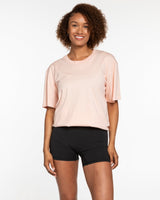 The Mens Tee - Pale Pink - Odyssey Performance - Center Chest Stacked - "EST 2020" - Printed  - White