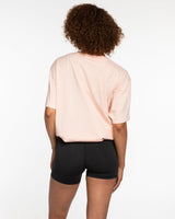 The Mens Tee - Pale Pink - Odyssey Performance - Center Chest Stacked - "EST 2020" - Printed  - White