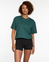 The Mens Tee - Jade - MECHA - Left Chest & Back Stacked - White