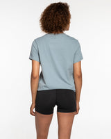 The Womens Tee - Mineral - Counterstrain - Front & Back Center Stacked - Full Color
