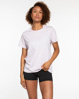 The Womens Tee - Orchid - Swamis Core - Center Chest Image - Printed - Full Color