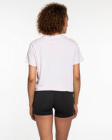 The Womens Tee - Orchid - Swamis Core - Center Chest Image - Printed - Full Color